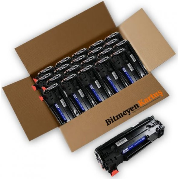 1 KOLİ (TOPTAN 15 adet) CF283A Muadil Toner 83A M125 M127 M128 M201 M225 (1600 Sayfa)
