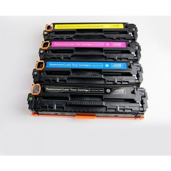 Ppt Premium Canon LBP5050 Uyumlu 4 Renk Muadil Toner Seti - 3