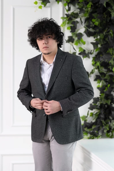 APARTRO KLASİK KESİM ERKEK TEK CEKET - 3