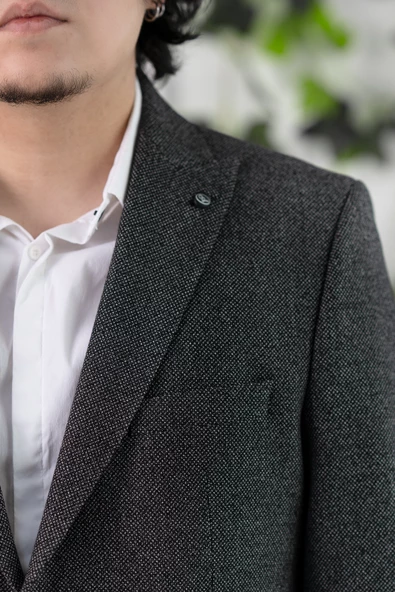 APARTRO KLASİK KESİM ERKEK TEK CEKET - 5