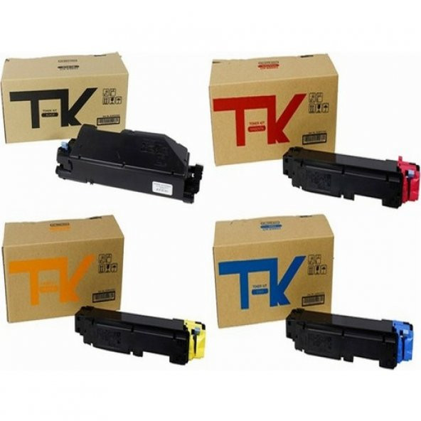 Xplus Kyocera TK-5270 Ecosys M6230CIDN 4 Renk Toner Seti 6.000 Sayfa Chipli
