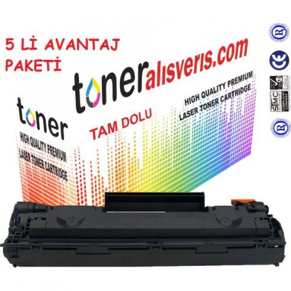 Hp Ce 285A 5Li Paket Muadil Toner P1100, P1102W, M1132, M1212, M1218 - 2