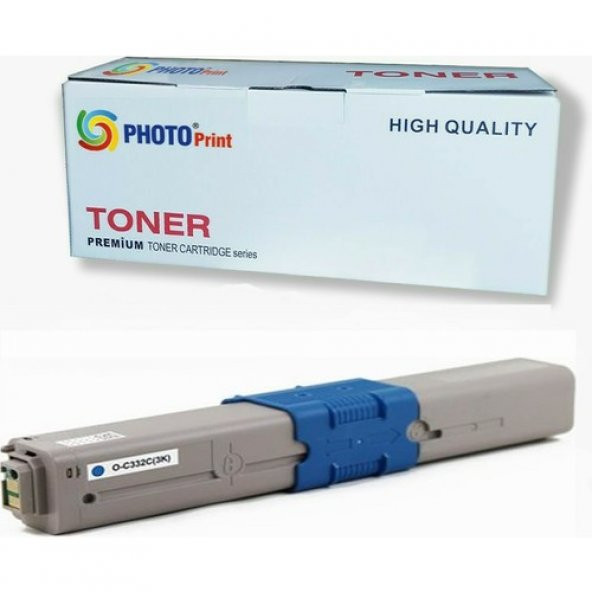 Okı C332DNW C332 / MC363 Mavi Ithal Muadil Toner 3.000 Syf Renkli