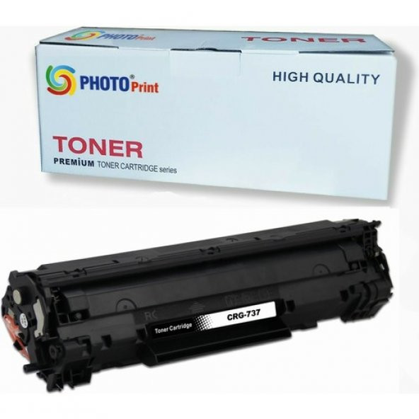 Photo Print I-Sensys MF249DW Canon CRG-737 Ithal Muadil Toner 2.400 Sayfa