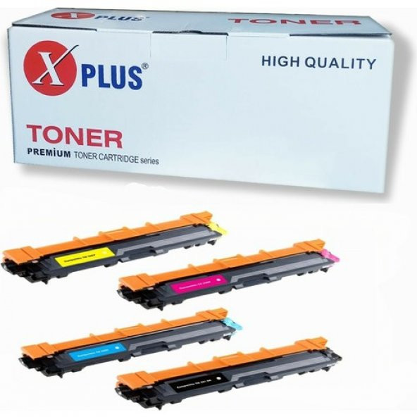 Xplus  Brother Uyumlu TN-221-TN-241-TN-251-TN-261 MFC-9340CDW 1set Muadil Toner 1400 Syf Renkli
