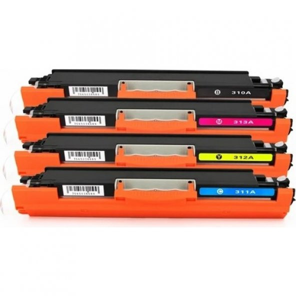 Photo Print Laserjet CLP-7018 Uyumlu 4 Renk Muadil Toner Seti CRG-729