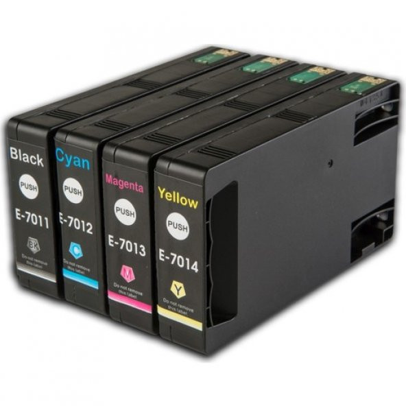 Premium® Epson Workforce Pro Wp4515Dn Uyumlu Yüksek Kapasite 4 Renk Muadil Kartuş Seti