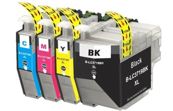 Brother MFC-J3930DW SERİSİ LC3719XL  4 RENK MUADİL KARTUŞ SETİ - 2