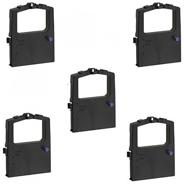 Photo Print Oki Ml- 3320 / 3321 / 320 / 321 / 182 Ithal Muadil Şerit Ribon Strip 5 Adet - 2