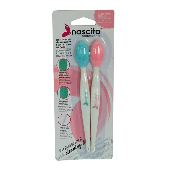 Nascita Çift Taraflı Siyah Nokta Temizleme Fırçası 2li Çıkarıcı