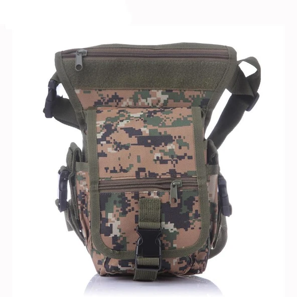 Taktik Bacak Çantası Kamuflaj - Resim 2