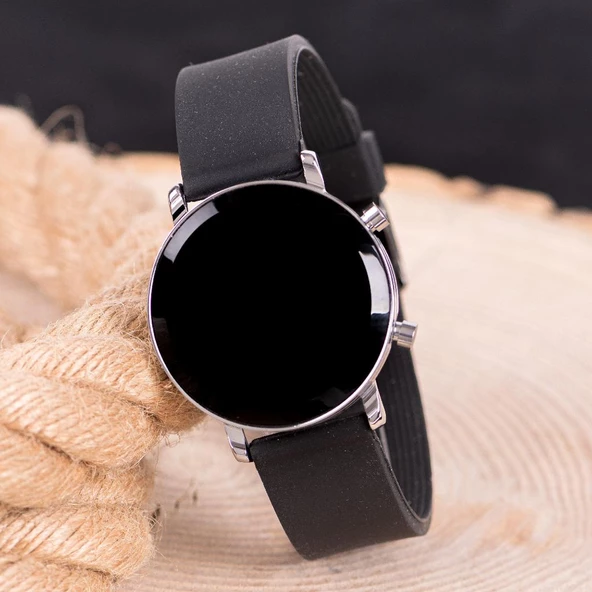 Unisex Kol Saati Led Ekran Takvimli Tuşlu Silikon Kordon ST-304047 - Resim 4