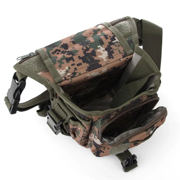 Taktik Bacak Çantası Kamuflaj - Resim 4