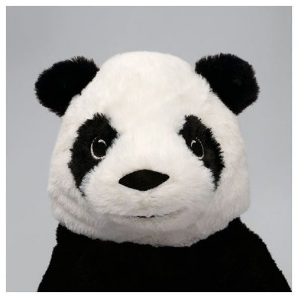Çocuk Peluş Oyuncak Panda IKEA Siyah-Beyaz 30 cm - 3