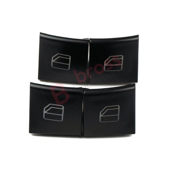 Mercedes A Class W169 B Class W245 A1698206410 İçin Sağ Sol Sürücü Kumanda Cam Açma Düğme Kapağı - Resim 2