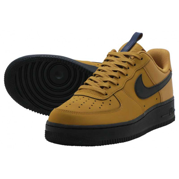 Nike Air Force 1 Low Wheat Black BQ4326-700 Erkek Spor - 2
