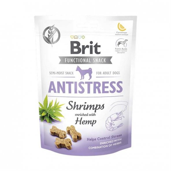 Brit Care Antistress Kenevir ve Karidesli Köpek Ödül Maması 150 Gr