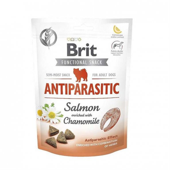 Brit Care Antiparasitic Somonlu ve Papatyalı Parazit Önleyicili Köpek Ödül Maması 150 Gr