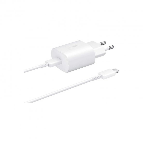 Samsung EP-TA800 Hızlı Şarj 25W Type-C Çıkışlı Şarj Aleti Beyaz - 3