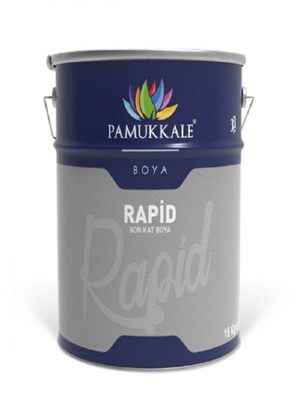 Pamukkale 1402 Rapid Endüstriyel Boya 60-70 Gloss 15 Kg Kırık Beyaz Ral 9003