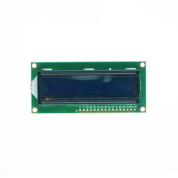 2x16 Lcd Ekran Mavi Üzerine Beyaz - 7
