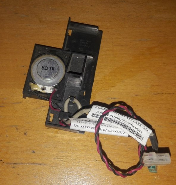 Hoparlör 8Ohm 8Ω 1W - Kablolu Soketli - Resim 7