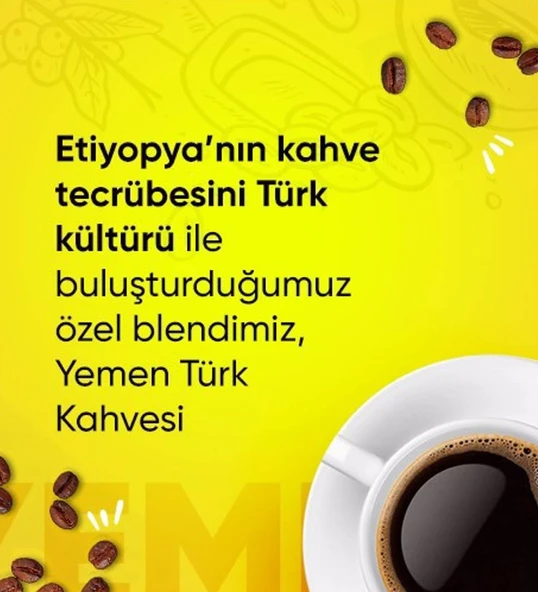 Addis Ababa Coffee 4 lü Türk Kahvesi 250 Gr. x 4 adet (Toplam:1000 Gr.) - 5