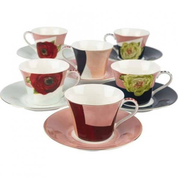 Mikasa Moor Modern Times 6lı Kahve Fincanı Seti DE16.320010