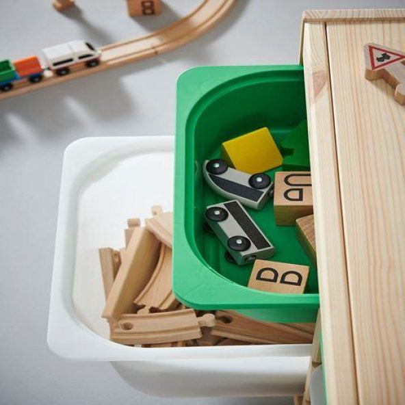Tren Rayı Huş 50 Parça Meridyendukkan Masif Kayın Ağacı IKEA - 6