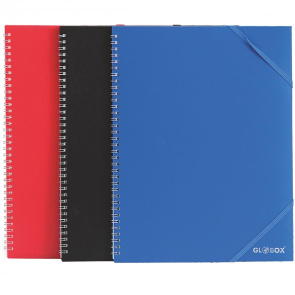 Globox Katalog (Sunum) Dosyası Spiralli 30 LU Karışık Renk