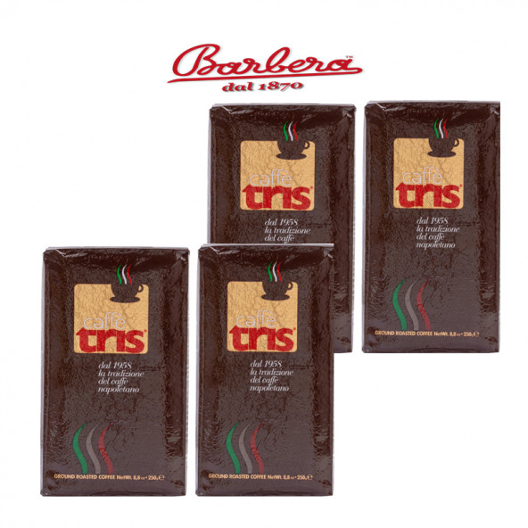 Barbera Tris Filtre Kahve (250 gr x 4) 1 kg