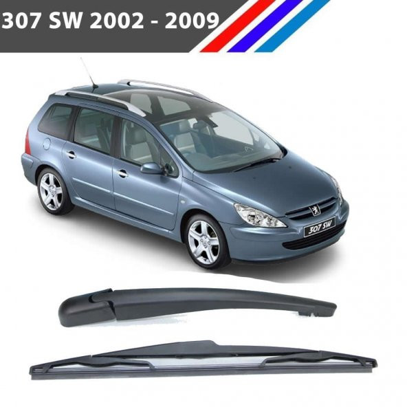 Peugeot 307 SW Arka Silecek Kolu Süpürgesi Takım - 3
