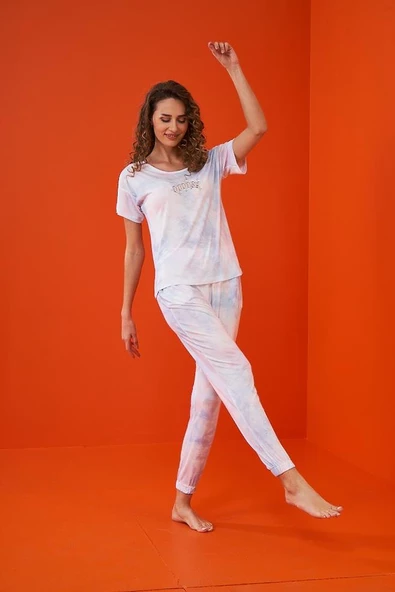 Pjs 23238 Kadın Kısa Kollu Pijama Takımı - 4