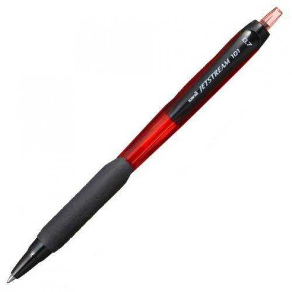Uni-Ball Jetstream 101 0.7 Hizli Yazı Kalemi Kirmizi (12 adet)