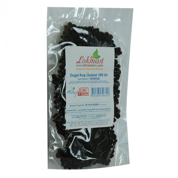 Kuş Üzümü Doğal 100 Gr Paket - 3