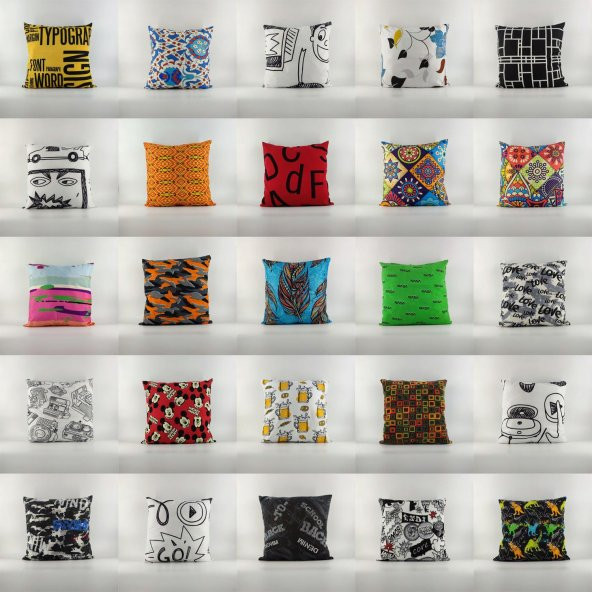 Gri Yat Tüyü Minder Kılıfı - 2