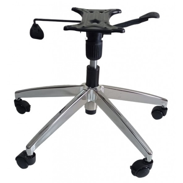 Oyun Koltuğu Yıldız Ayağı Çift Kol Mekanizma Çap 70 cm Siyah Pistonlu 150 kg - Resim 4