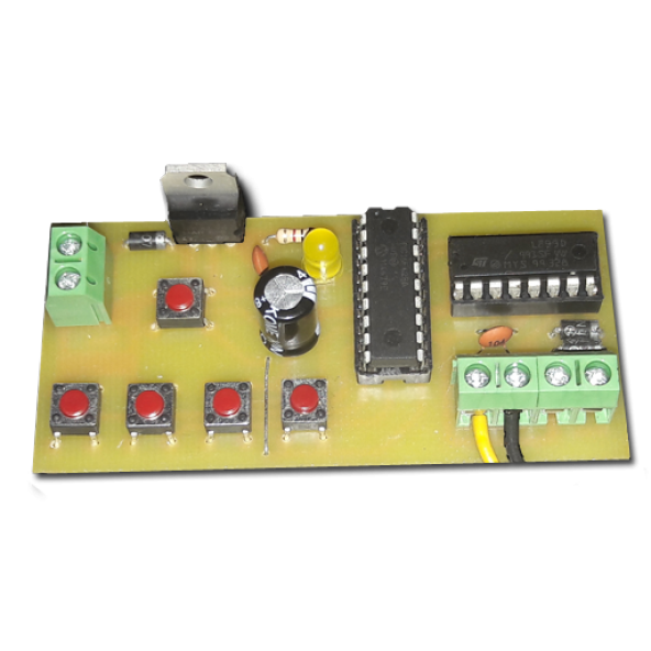 Pic16f628A ile Dc Motor Hız Yön Kontrol Devresi ürün görseli