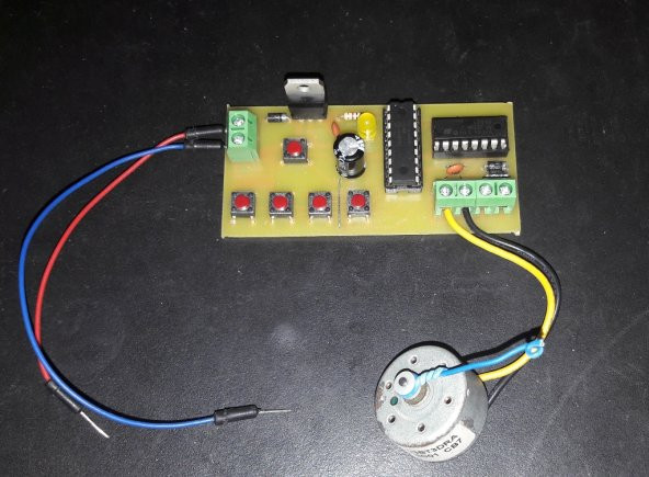 Pic16f628A ile Dc Motor Hız Yön Kontrol Devresi - Resim 2