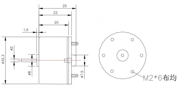 RF-520TB 6v Dc Motor  - Öğrenci Projelerine Uygun DC Motor - 4