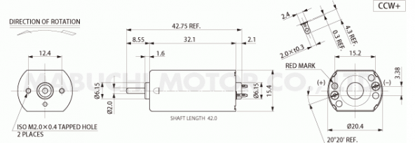 FK-180SH DC 12v Motor - Öğrenci Projelerine Uygun DC Motor - 7