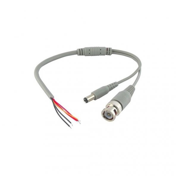 5 Li Set Güvenlik Kamerası İçin Hazır BNC + Power Jack Soket Kablo - 1
