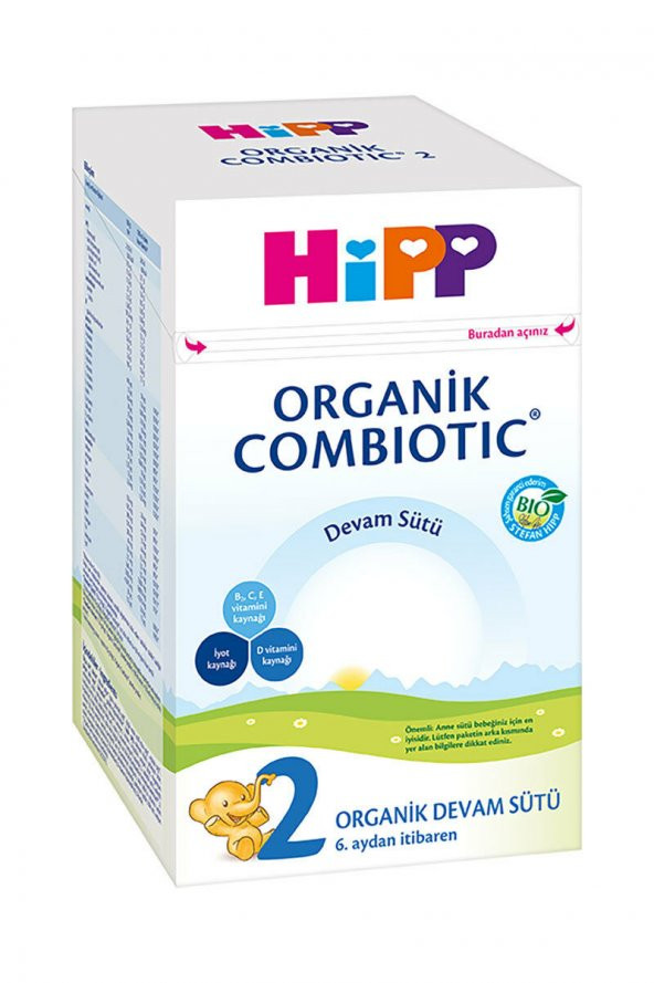 Hipp 2 Organik Combiotic Bebek Sütü 800 Gram