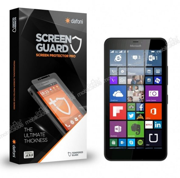 Dafoni Microsoft Lumia 640 Tempered Glass Cam Ekran Koruyucu