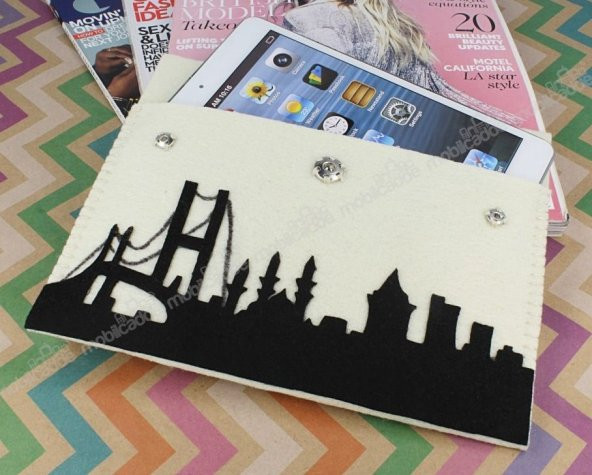 Universal İstanbul Small Tablet Keçe Kılıf - 4
