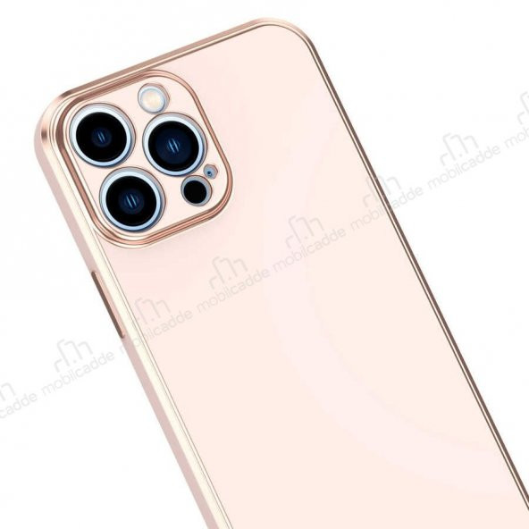 Eiroo Borderline iPhone 13 Pro Max Kamera Korumalı Lila Kılıf - 5