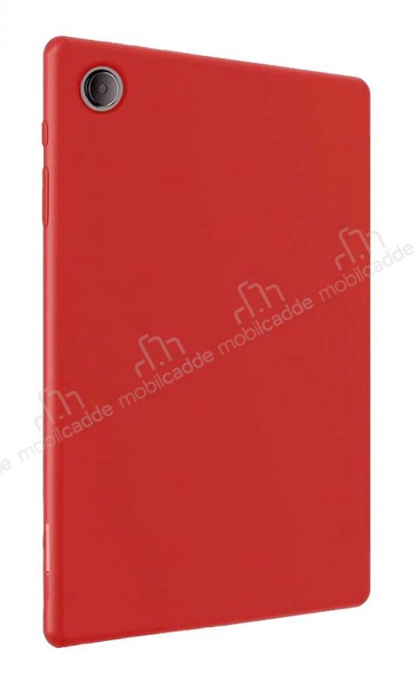 Samsung Galaxy Tab A8 10.5 2021 X200 Tablet Kırmızı Silikon Kılıf