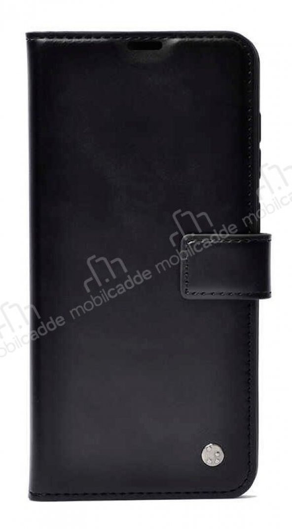 Kar Deluxe Samsung Galaxy S21 FE 5G Kapaklı Cüzdanlı Siyah Kılıf