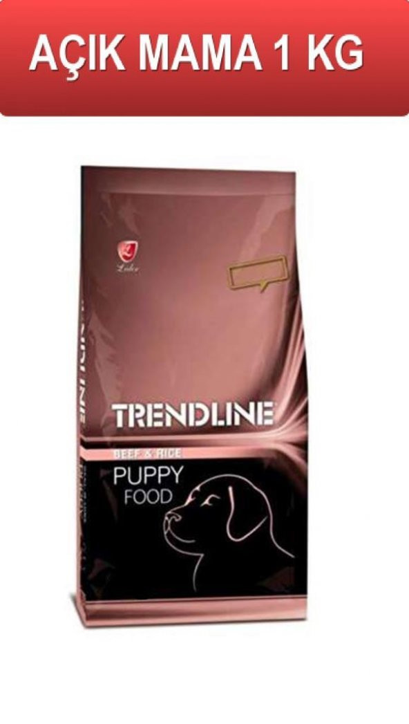 Trendline Puppy Beef Rice Yavru Köpek Maması 1 Kg AÇIK