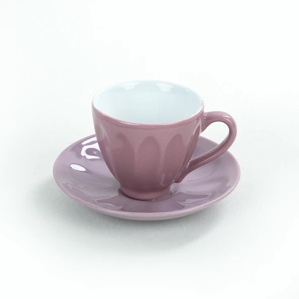 Keramika Keraart Soft Rainbow Badem Çay Fincan Takımı 12 Parça 6 Kişilik - 7